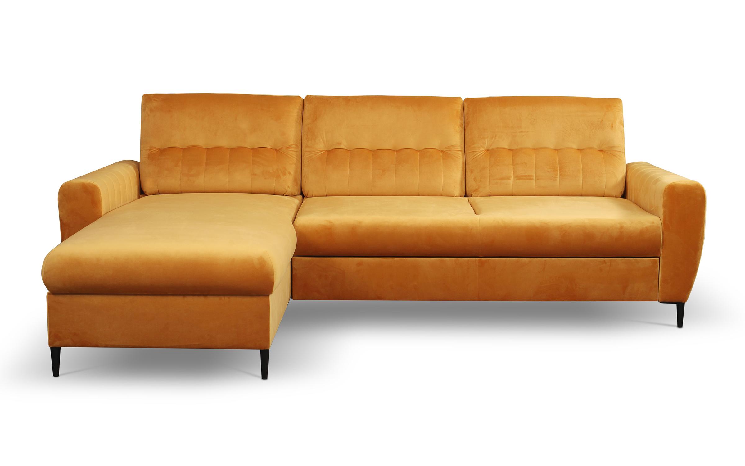 Γωνιακός καναπές  Karneol, μουσταρδί  1